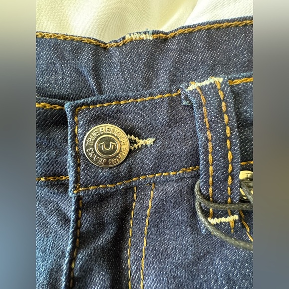 True Religion Girls Blue Denim Shorts - Picture 3 of 6